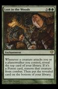 Magic the Gathering: Dark Ascension (Base Set) card 123 Lost in the Woods