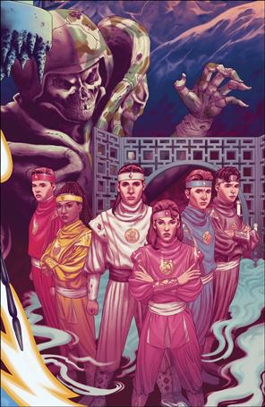 Mighty Morphin Power Rangers issue 21-C Steve Morris 1:20 Cover