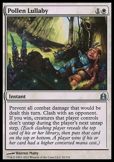 Magic the Gathering: Commander (Base Set) card 26 Pollen Lullaby