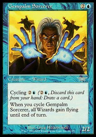 Magic the Gathering: Legions (Base Set) card 39 Gempalm Sorcerer