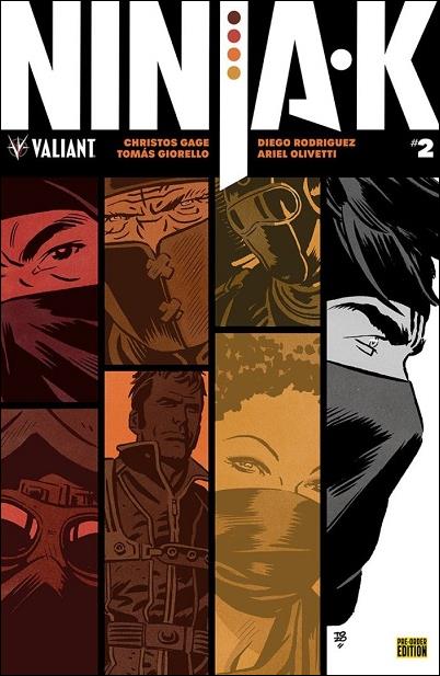 Ninja-K issue 2-F Pre-Order Edition