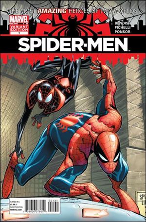 Spider-Men issue 1-B Humberto Ramos 1:30 Cover