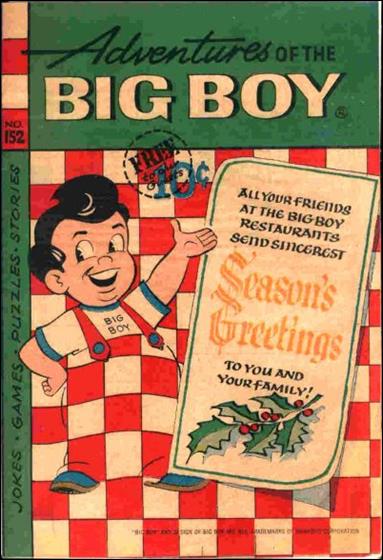 Adventures of the Big Boy issue 152-B West Coast Cover