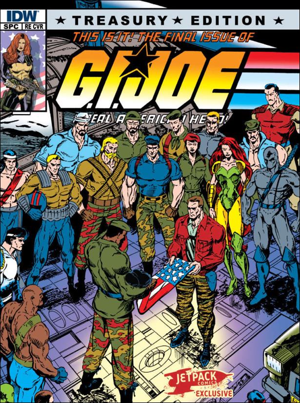 G.I. Joe: A Real American Hero Treasury Edition issue 1-B "G.I. Joe #155" Jetpack Exclusive Cover 1/400