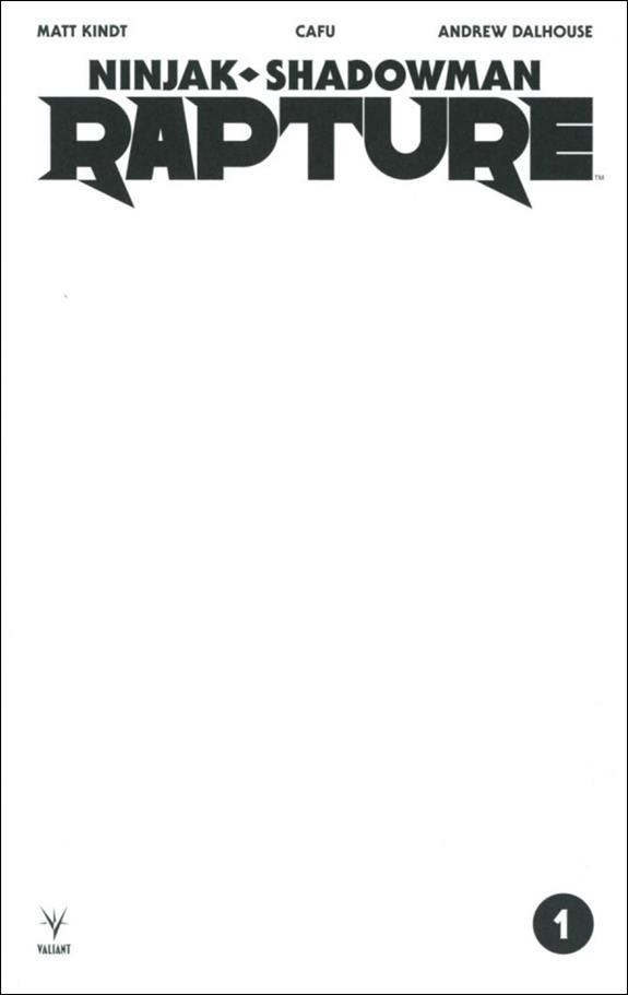 Rapture (2017) issue 1-G Blank/Sketch Cover