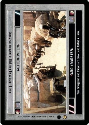 Star Wars: Tatooine Limited (Base Set) card 43 Tatooine: Mos Espa