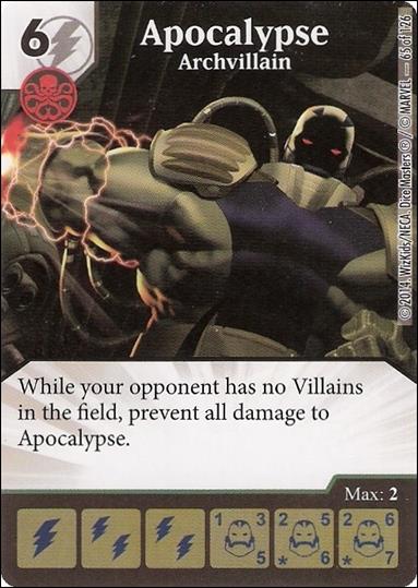 Marvel Dice Masters Uncanny X-Men  card 65 Apocalypse: Archvillain