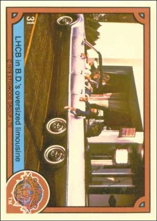 Sgt. Pepper's Lonely Hearts Club Band (Base Set) card 31 LHCB in D.D.'s oversized Limousine