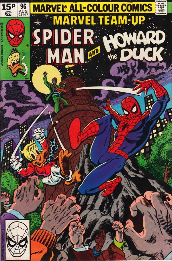 Marvel Team-Up (1972) issue 96-B UK Price Cover