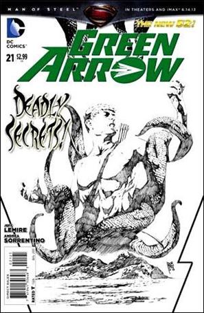 Green Arrow (2011) issue 21-B 1:25 Sketch Cover