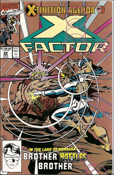 X-Factor (1986) issue 60-B Brown Background (2nd Printing)