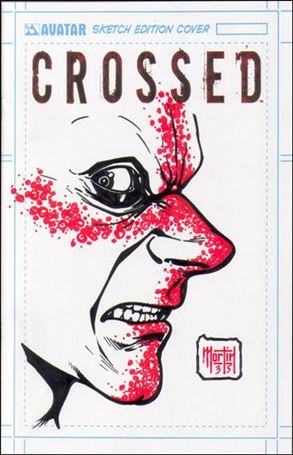 Crossed Sketchbook issue 1-F Color Sketch by Matt Martin 1/250