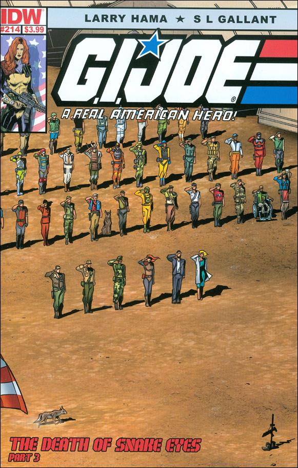 G.I. Joe: A Real American Hero issue 214-D S L Gallant Cover (2nd Printing)