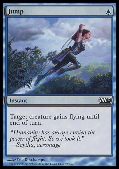 Magic the Gathering: 2010 Core Set (Base Set) card 59 Jump