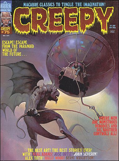 Creepy issue 75 Ken Kelly Cover
