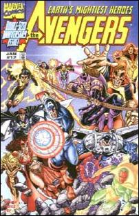 Avengers (1998) issue 12-D DF Cover (Signed by Perez, Vey, Smith) 1/1500