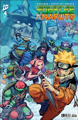 Teenage Mutant Ninja Turtles x Naruto issue 4.00-B Hendry Prasetya Cover