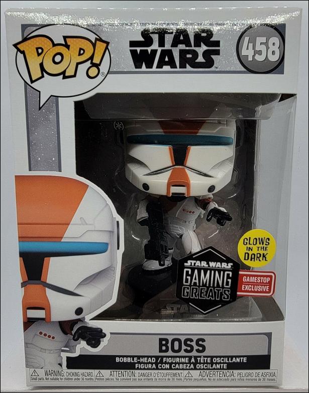 POP! Star Wars figure 458 Boss (GITD GameStop Exclusive)