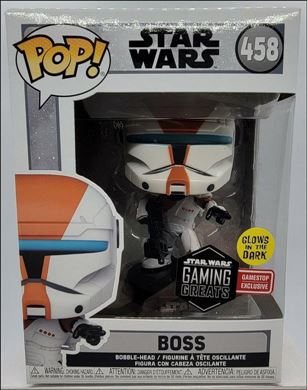 POP! Star Wars figure 458 Boss (GITD GameStop Exclusive)
