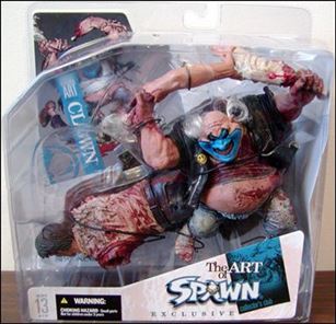 Spawn (Series 27) figure 8 Clown 5 (Collectors Club Exclusive Repaint)