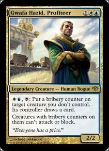 Magic the Gathering: Conflux (Base Set) card 110 Gwafa Hazid, Profiteer