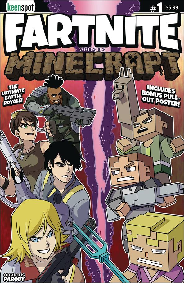 Fartnite vs Minecrapt issue 1 Remy Eisu Mokhtar Cover