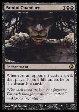 Magic the Gathering: Scars of Mirrodin (Base Set) card 73 Painful Quandary