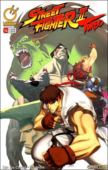 Street Fighter II Turbo issue 1 Jeffrey "Chamba" Cruz Cover