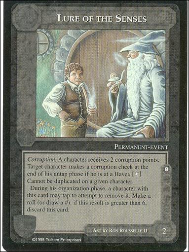 Middle-Earth: The Wizards (Base Set) card 269 Lure of the Senses