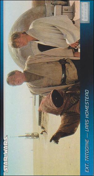 Star Wars Widevision (Base Set) card 16 Ext. Tatooine - Lars Homestead