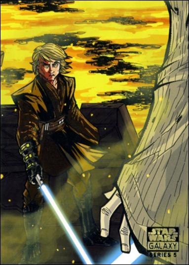 Star Wars Galaxy: Series 5 (Base Set) card 7 I Have the High Ground
