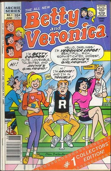 Betty and Veronica (1987) issue 1-B Canadian Price Cover
