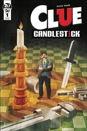 Clue: Candlestick issue 1-C Jed McGowan 1:20 Cover