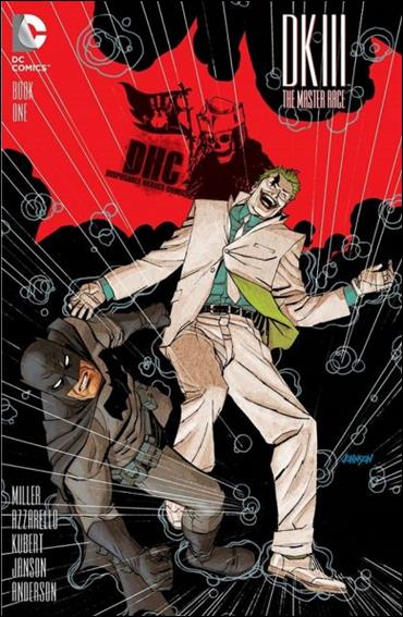 Dark Knight III: The Master Race issue 1-LB Dave Johnson Disposable Heroes Comics Logo Cover