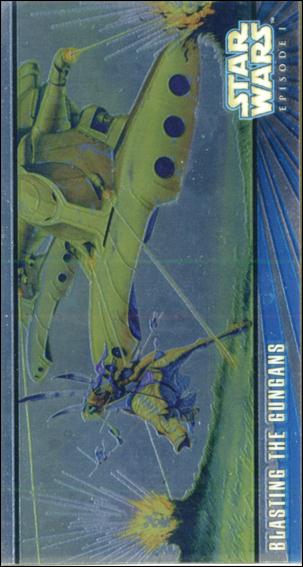 Star Wars: Episode I Widevision: Series 2 (Chromium Subset) card H-C4 Blasting the Gungans