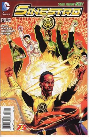 Sinestro issue 9-B Ethan Van Sciver Flash 75th Anniversary  Cover