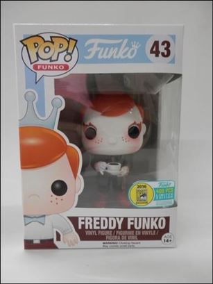 Pop! Funko - Freddy Funko figure 43 Freddy Funko (Mad Hatter) SDCC 1/400