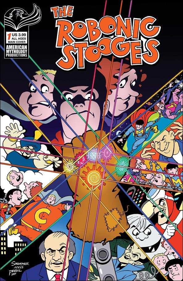 Robonic Stooges issue 1 Eric Shanower Cover