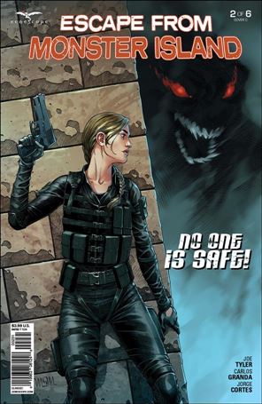 Escape from Monster Island issue 2-C Mike S. Miller Cover