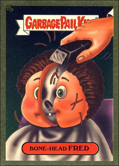 Garbage Pail Kids All-New Series 2 (Foil Sticker Subset)  card F25b Bone-Head Fred