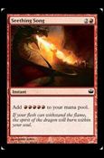 Magic the Gathering: Duel Decks: Knights vs. Dragons (Base Set) card 70 Seething Song