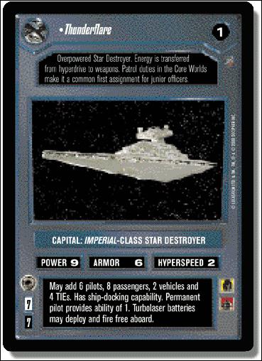 Star Wars: Death Star II Limited (Base Set) card 66 Thunderflare
