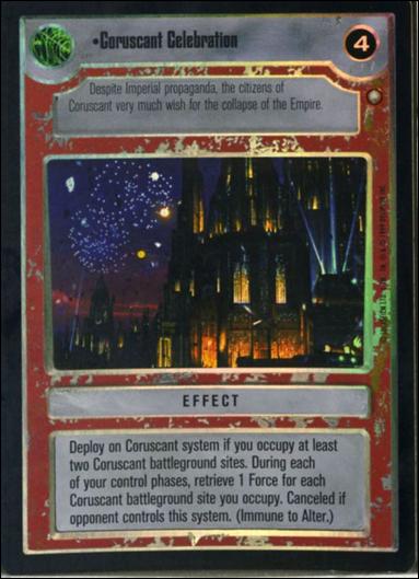 Star Wars: Reflections: A Collector's Bounty (Base Set) card 86 Coruscant Celebration
