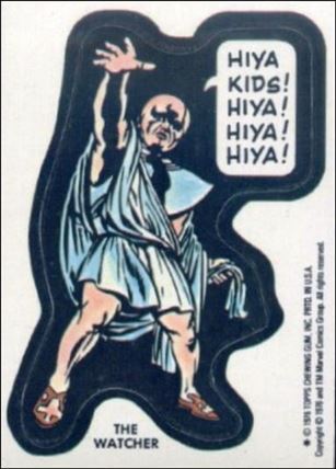 Marvel Super Heroes Stickers (Base Set) card NN36 The Watcher - 