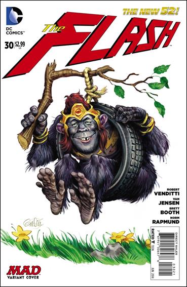 Flash (2011) issue 30-B Anton Emdin 1:25 MAD Cover