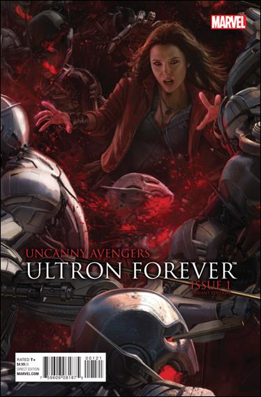 Uncanny Avengers: Ultron Forever issue 1-B Ryan Meinerding 1:25 Scarlet Witch Movie Cover