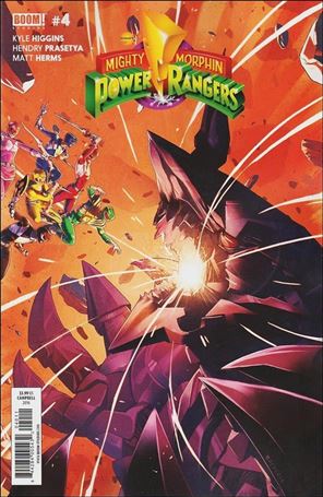 Mighty Morphin Power Rangers issue 4 Jamal Campbell Cover