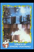 Ghostbusters II (Base Set) card 26 Struck by (Finger) Lightning!