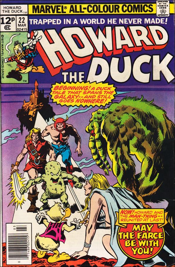 Howard the Duck (1976) issue 22-B UK Price Cover