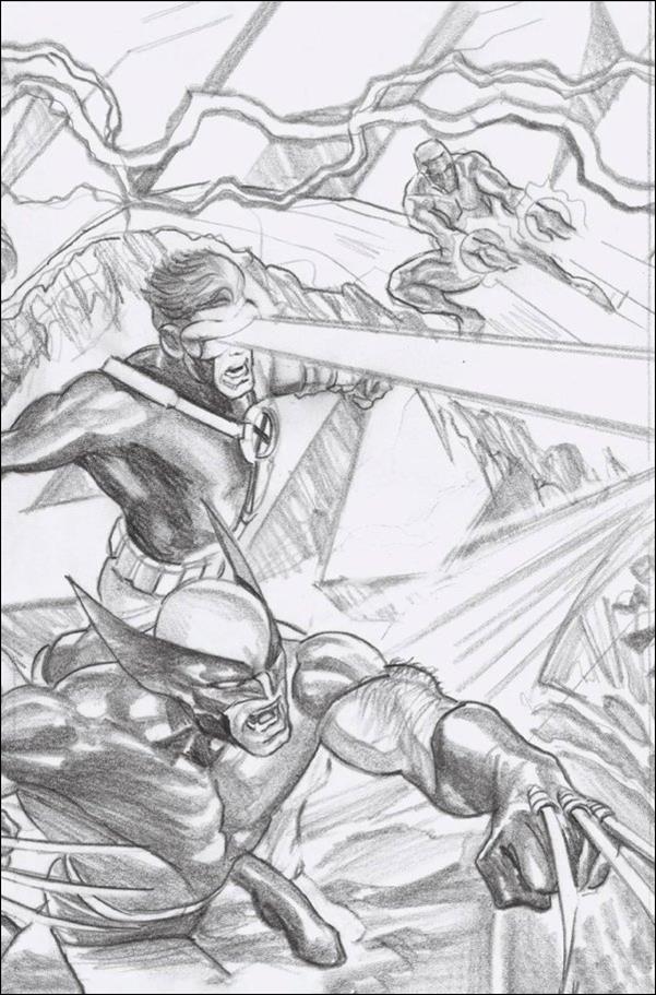 Uncanny Avengers (2023) issue 1-I Alex Ross X-Men Connecting Sketch Virgin Cover